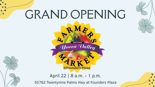 Certified Farmers Market @Yucca Valley Founders Plaza